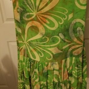 COPY - Green Flower Dress by Bali Batiks Resort